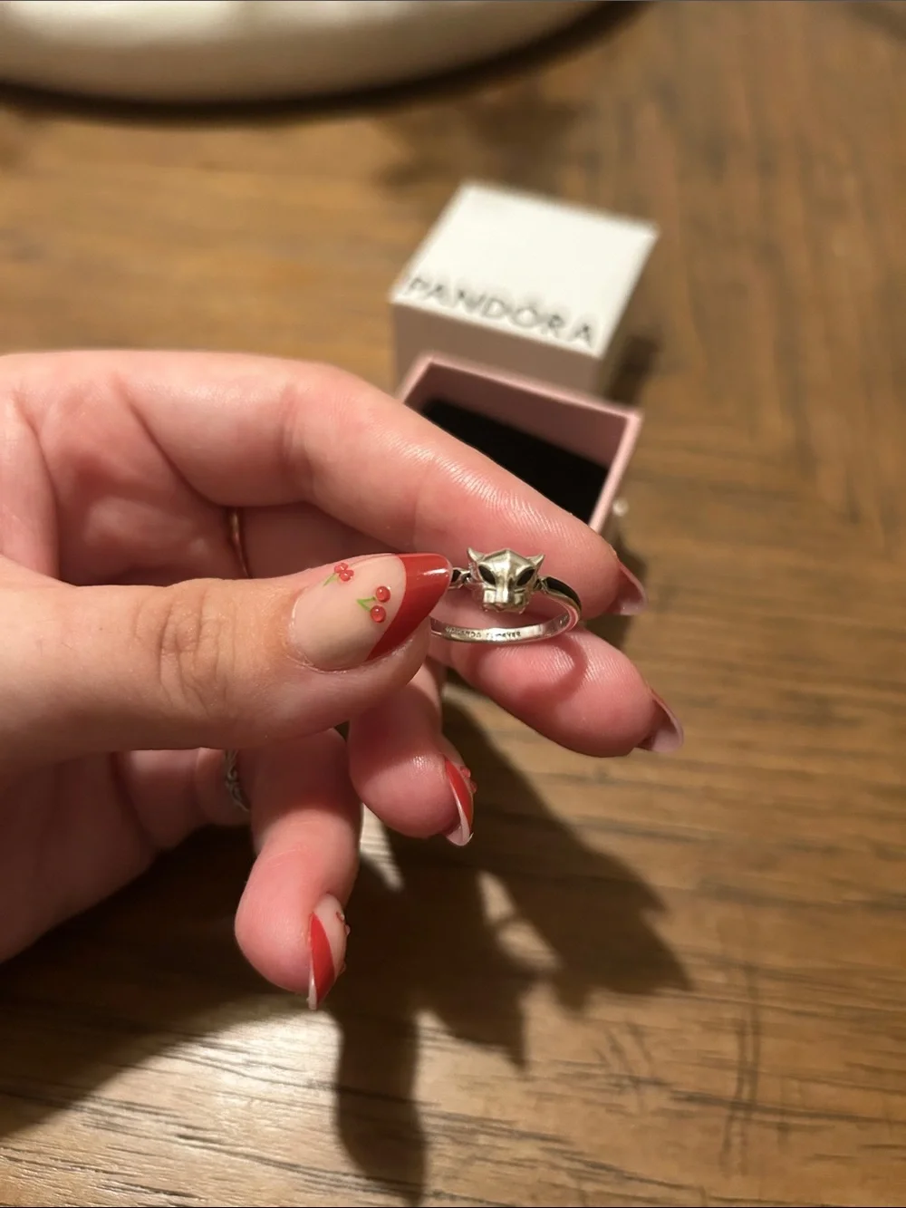Disney x Pandora Black Panther Ring Size 9